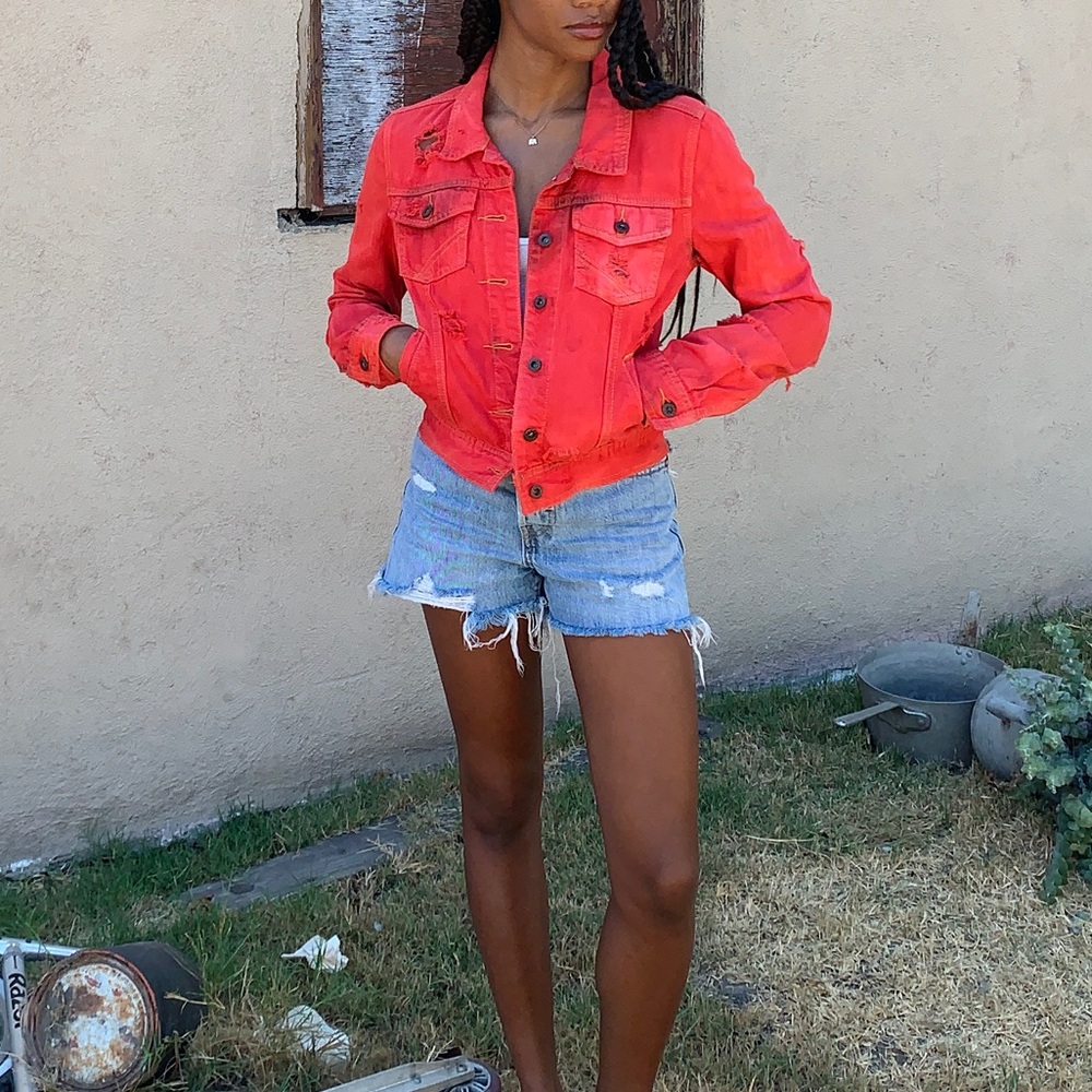 Dyed Denim Jacket